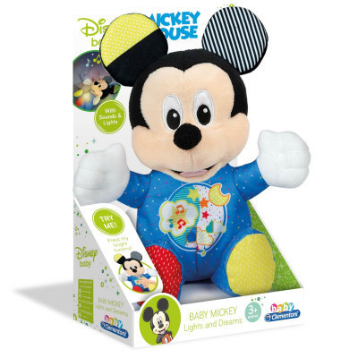 Нічник Clementoni М&#039;яка іграшка-нічник Baby Mickey (17206)