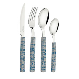 Набір столових приборів Tramontina Bliss 16 предметів Сірий (29899/128)