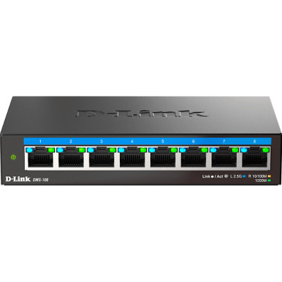 Комутатор мережевий D-Link DMS-108