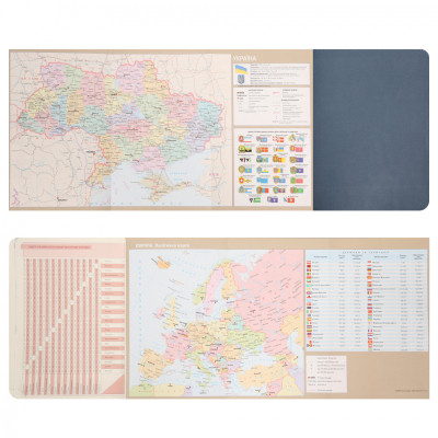 Тижневик Leo planner А5 датований 2026 &quot;Urban&quot;, м‘який, сірий, 368 сторінок (252692)