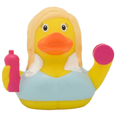 Іграшка для ванної Funny Ducks Качка Фітнес дівчина (L1279)
