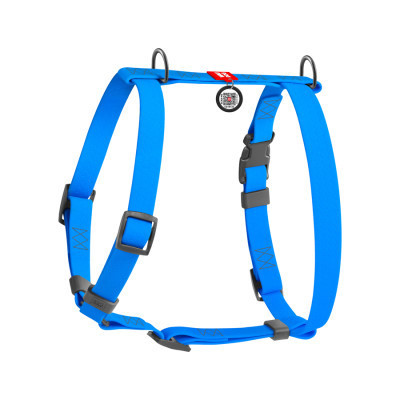 Шлея для собак WAUDOG Waterproof Н-подібна анатомічна XL блакитна (32452)