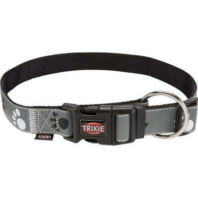 Нашийник для тварин Trixie Silver Reflect світловідбиваючий L-XL: 40-65 см/25 мм сірий (4011905122243)