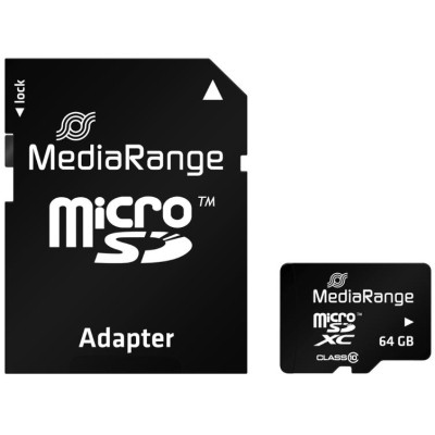 Карта пам&#039;яті Mediarange 64GB microSD class 10 (MR955)