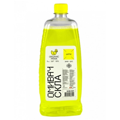 Омивач автомобільний ORGANIC PRINK -20 °С &quot;Цитрус&quot; 1 л (012027)