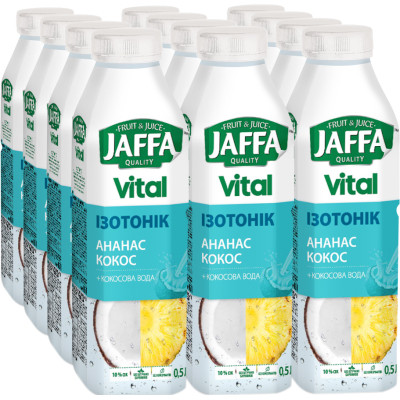 Напій Jaffa соковмісний Vital Isotonic Кокос і Ананас з кокосовою водою 500 мл (4820192260466)
