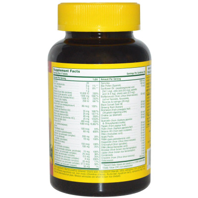 Мультивітамін Natures Plus Мультивітаміни, Source of Life, 180 міні таблеток (NAP-30583)