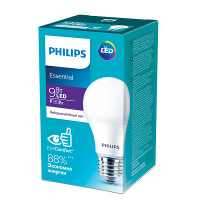 Лампочка Philips ESS LEDBulb 9W 950lm E27 840 1CT/12 RCA (929002299387)