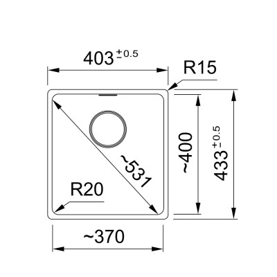 Мийка кухонна Franke 125.0699.225