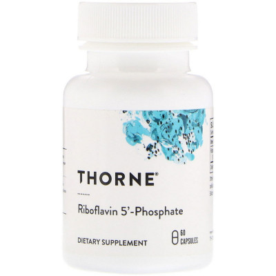 Вітамін Thorne Research Рибофлавін 5 &#039;Фосфат, 60 капсул (THR-11502)