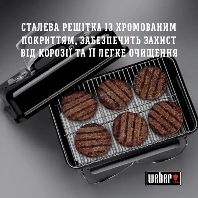 Гриль-барбекю Weber Go-Anywhere Black (1131004)