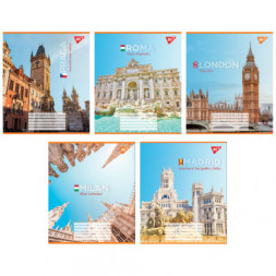 Зошит Yes Greatest cityes 48 аркушів клітинка (767109)