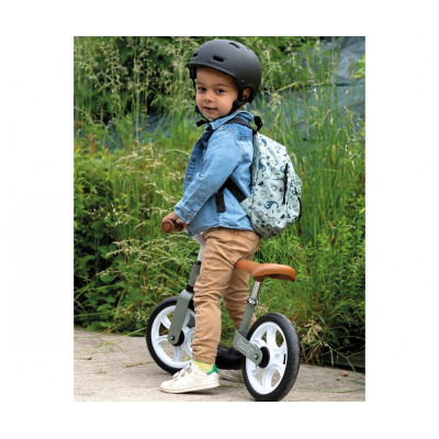 Біговел Smoby Toys Комфорт з підніжкою Сірий (770126)