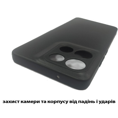 Чохол до мобільного телефона BeCover Silicone Motorola Moto G86 Black (713768)