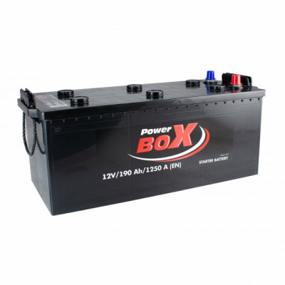 Акумулятор автомобільний PowerBox 190 Аh/12V А1 Euro (SLF190-00)