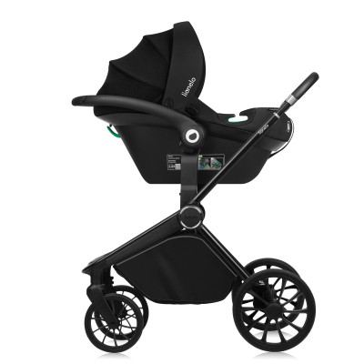 Коляска Lionelo 3 в 1 MIKA PLUS BLACK ONYX (LO-MIKA PLUS 3IN1 BLACK ONYX)