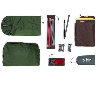 Намет Naturehike Cloud Tunnel 2 NH20ZP006 Dark Green (6927595761977)