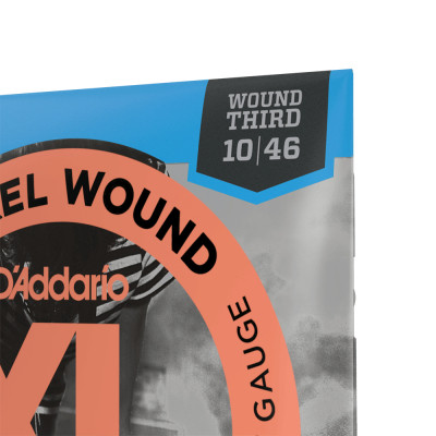 Струни для гітари D&#039;Addario XL Nickel Wound 3rd Regular Light (10-46) (EXL110W)