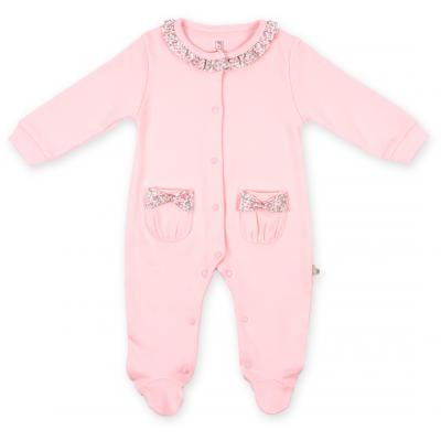 Чоловічок дитячий Bibaby з бантиком (60089-50G-pink)