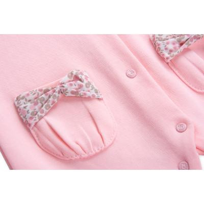 Чоловічок дитячий Bibaby з бантиком (60089-50G-pink)