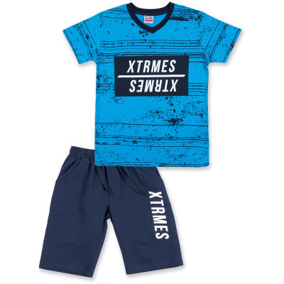 Футболка дитяча Breeze з шортами &quot;Xtrmes&quot; (8883-140B-blue)