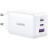 Зарядний пристрій Ugreen USB-A+2*USB-C 65W GaN Tech Fast White (CD224/15334)