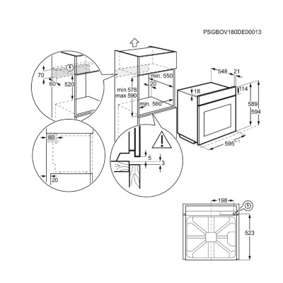 Духова шафа Electrolux OPEB2520V