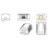 Комп&#039;ютерна розетка Cablexpert RJ45x1 FTP, cat.6 (NCAC-1F6-01)