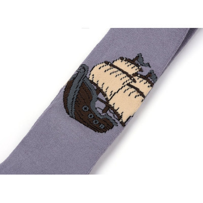 Колготки дитячі BNM з вітрильником (M0C0301-1020-110B-darkgray)