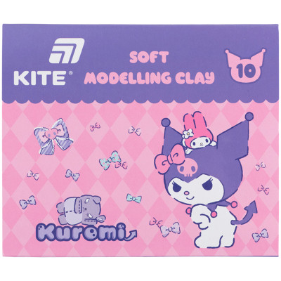 Пластилін Kite Kuromi восковий, 10 кольорів, 200 г (HK24-084)
