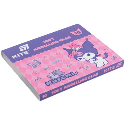 Пластилін Kite Kuromi восковий, 10 кольорів, 200 г (HK24-084)