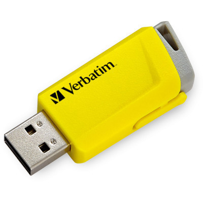 USB флеш накопичувач Verbatim 3x16GB Store &#039;n&#039; Click Red/Blue/Yellow USB 3.2 (49306)