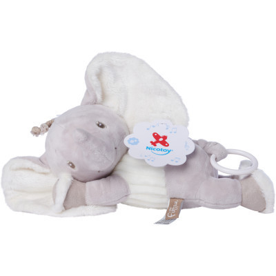 М&#039;яка іграшка Nicotoy музична Слоненя 25 см (5790063)