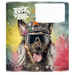 Зошит Школярик Rock star 12 аркушів клітинка (012-3277K)