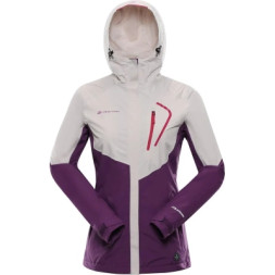 Куртка Alpine Pro Impeca LJCA563 128 бежевий/фіолетовий S (007.017.0041)