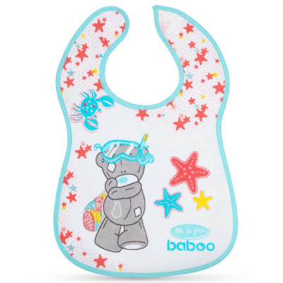 Слинявчик Baboo бавовняний Me to You, 3+ місяців (білий) (11-100)