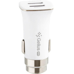Зарядний пристрій Gelius Pro Apollo GP-CC01 2USB 3.1A + Cable iPhone X White (71433)