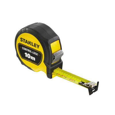 Рулетка Stanley CONTROCONTROL-LOCK 10мх25мм двостороння шкалаL-LOCK 10мх25мм, двосотроння шкала (STHT37233-0)
