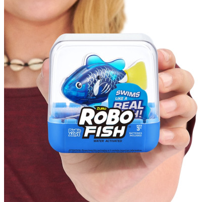 Інтерактивна іграшка Pets &amp; Robo Alive S3 - Роборибка (синя) (7191-4)