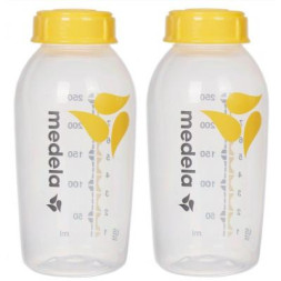 Контейнер для зберігання грудного молока Medela Набір пляшечок 250 мл 2 шт (200.1659)