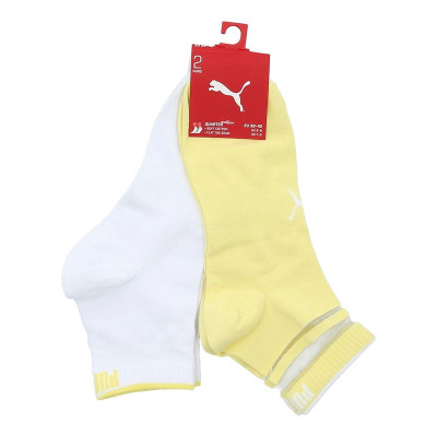 Шкарпетки Puma Short Sock Structure Women 2P 103002001-013 жовтий, білий 35-38 (8718824798974)