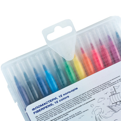 Фломастери Kite Creative пензлики 12 кольорів (K-1150)