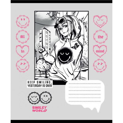 Зошит Yes Smiley World Anime А5 48 аркушів лінія (767655)