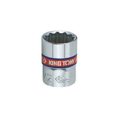 Головка торцева KING TONY 1/4&quot; 5/16&quot; 12 гранна дюймова (233010S)