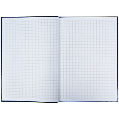 Книга записна Axent Wisdom А4, 96 аркушів, клітинка, темно синя (8422-553-A)