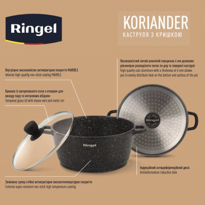 Каструля Ringel Koriander 1.2 л (RG-2107-16)