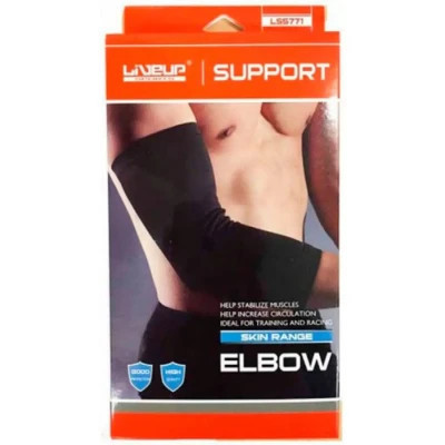 Фіксатор ліктя LiveUp Elbow Support LS5771-SM чорний Уні S/M (2018011000160)
