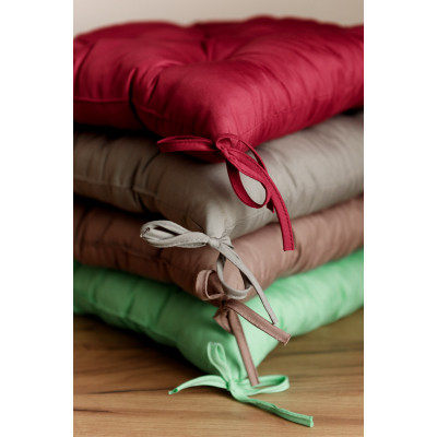 Подушка на стілець Прованс Фібра бордо 40х40 см (029611)