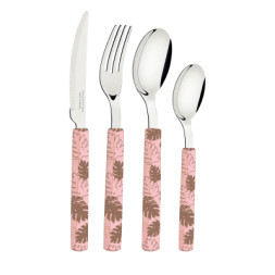 Набір столових приборів Tramontina Bliss 16 предметів Рожевий (29899/129)