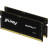 Модуль пам&#039;яті для ноутбука SoDIMM DDR5 32GB (2x16GB) 5600 MHz Impact Black Kingston Fury (ex.HyperX) (KF556S40IBK2-32)